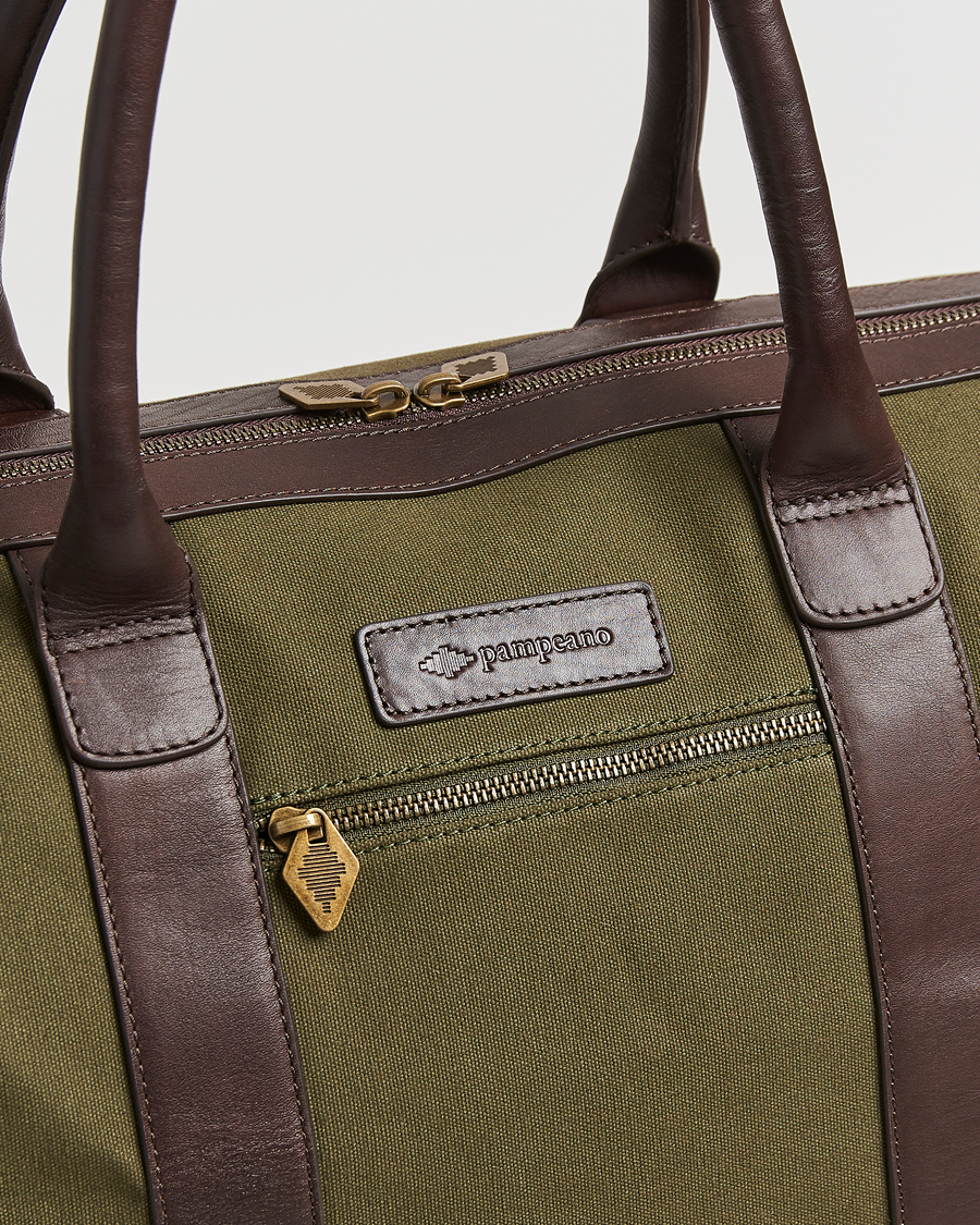 Hombres | Bolsos | Pampeano | Varon Small Canvas Weekend Bag Forest