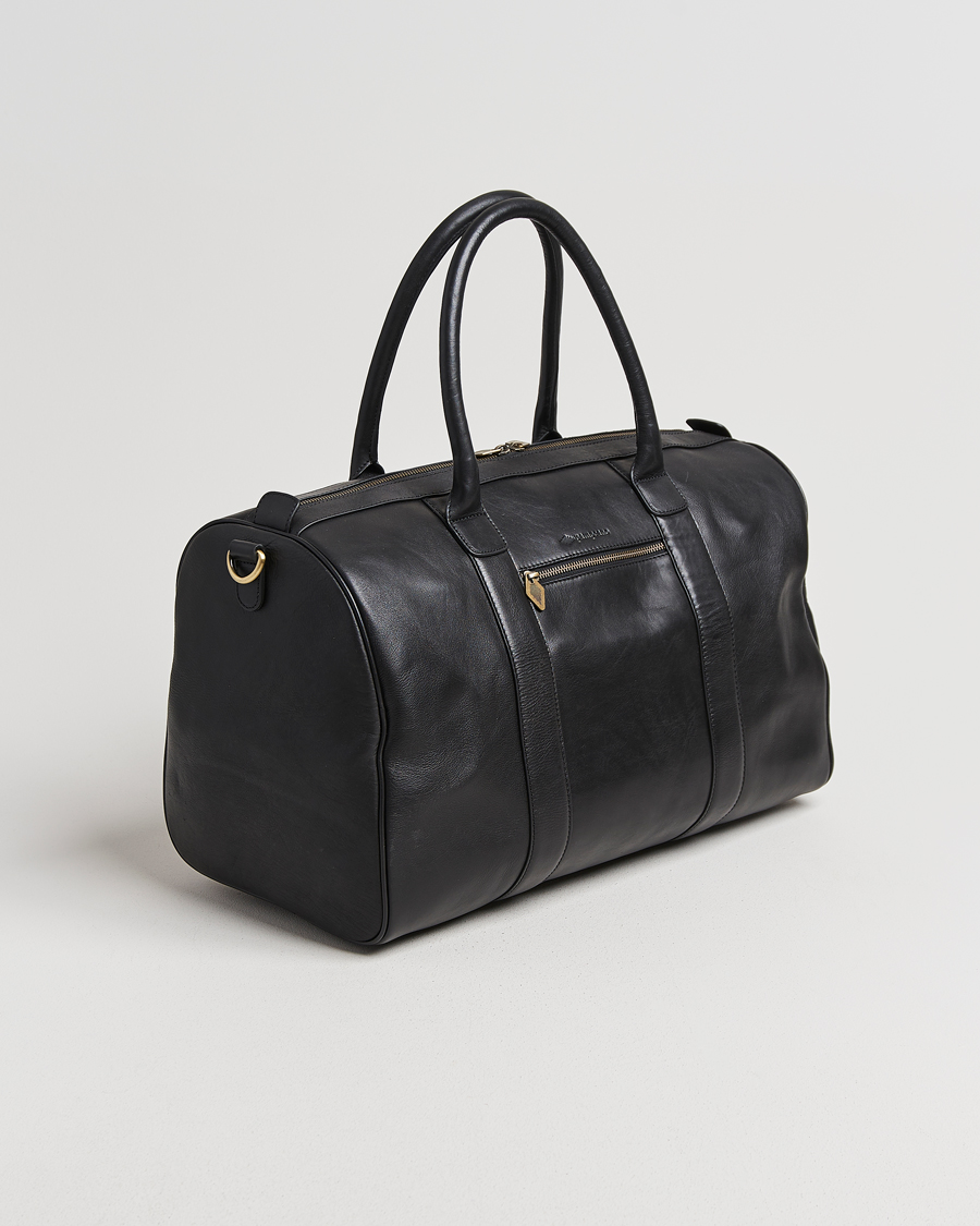 Hombres | Bolsos | Pampeano | Varon Small Leather Weekend Bag Black