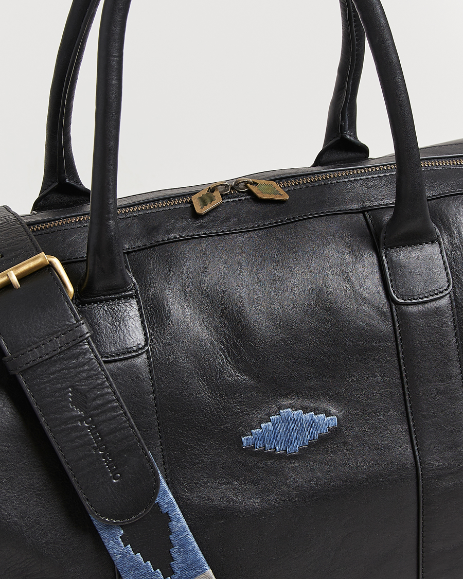 Hombres | Bolsos | Pampeano | Varon Small Leather Weekend Bag Black