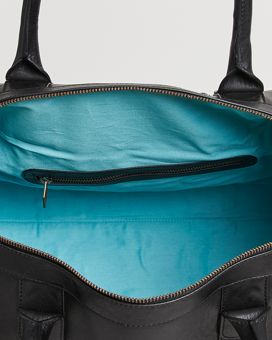 Hombres | Bolsos | Pampeano | Varon Small Leather Weekend Bag Black