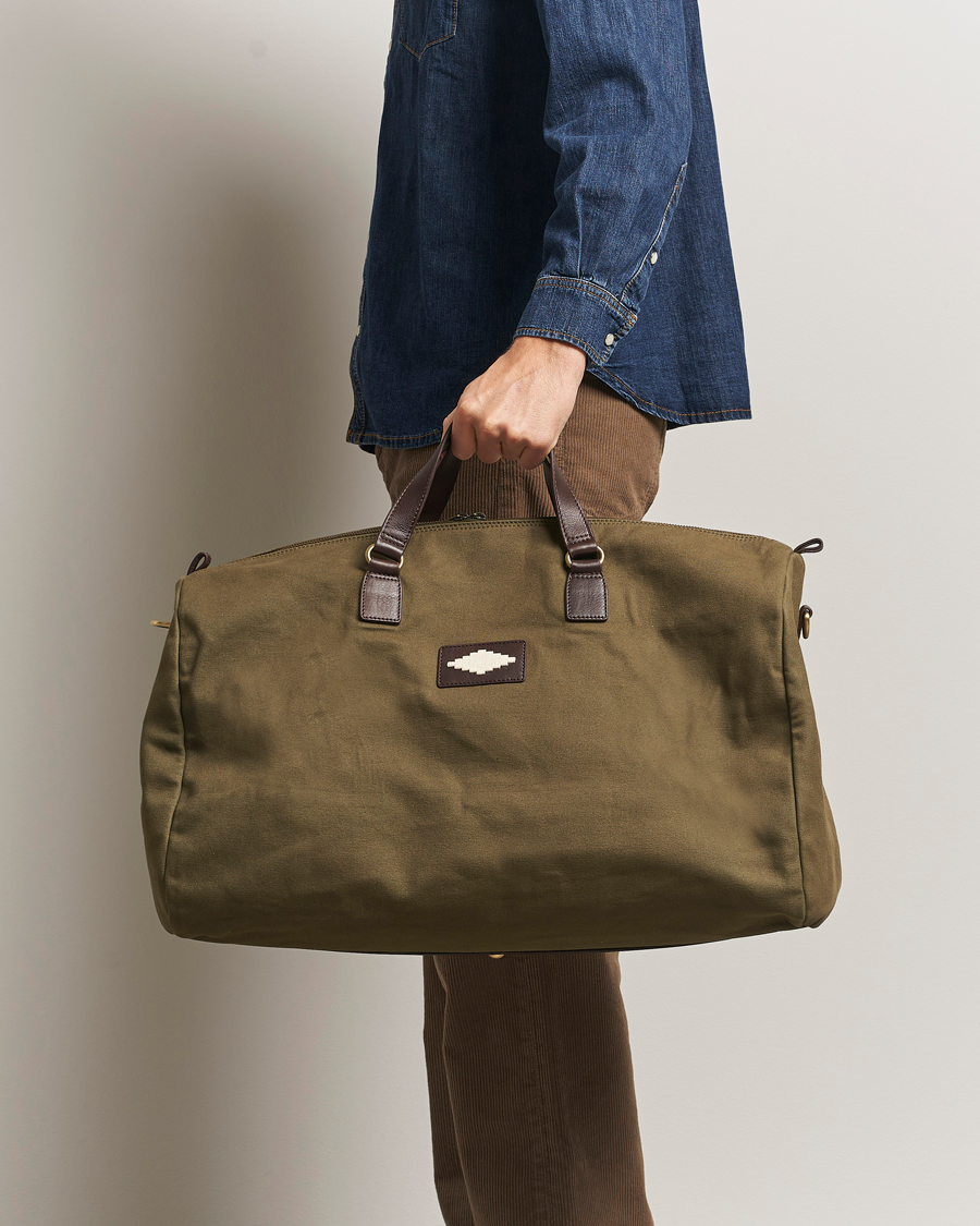 Hombres | Bolsos | Pampeano | Traje Canvas Holdall Forest