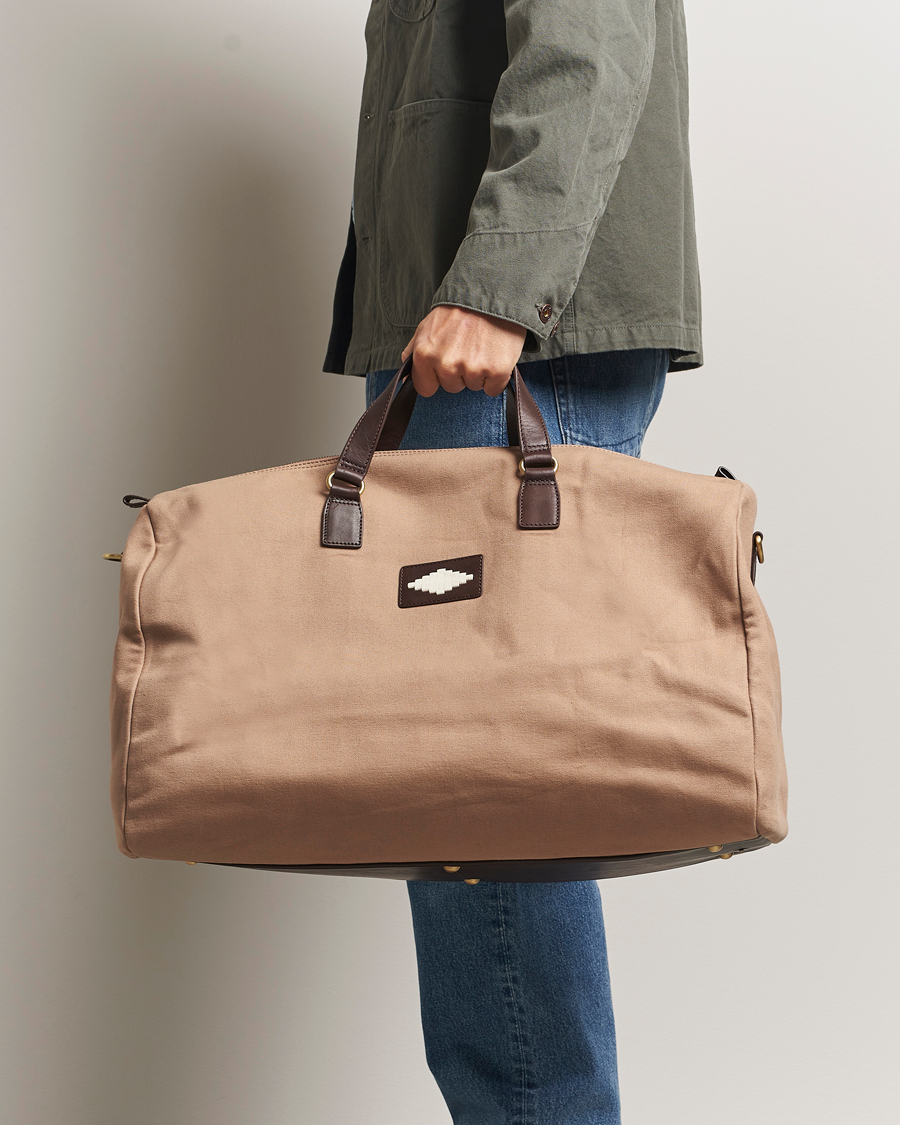 Hombres | Bolsos | Pampeano | Traje Canvas Holdall Sand