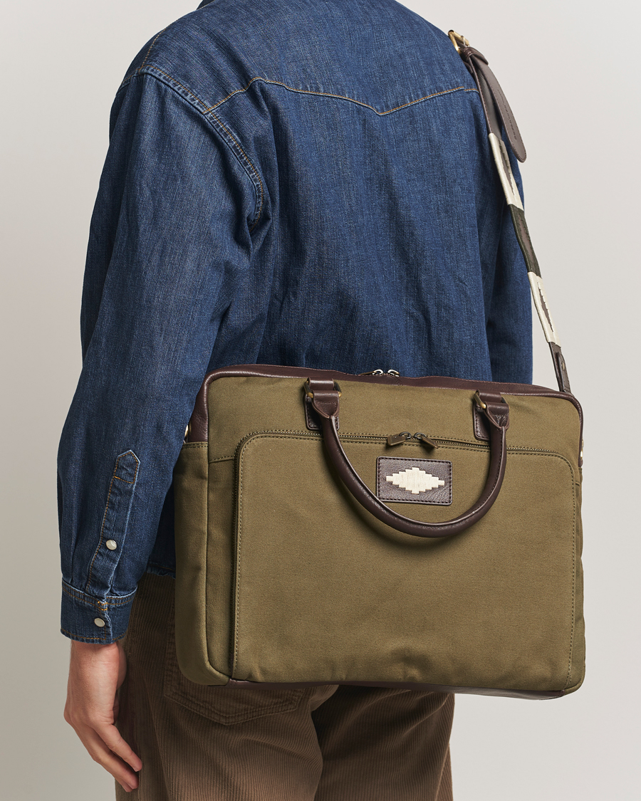 Hombres | Bolsos | Pampeano | Mensajero Canvas Briefcase Forest