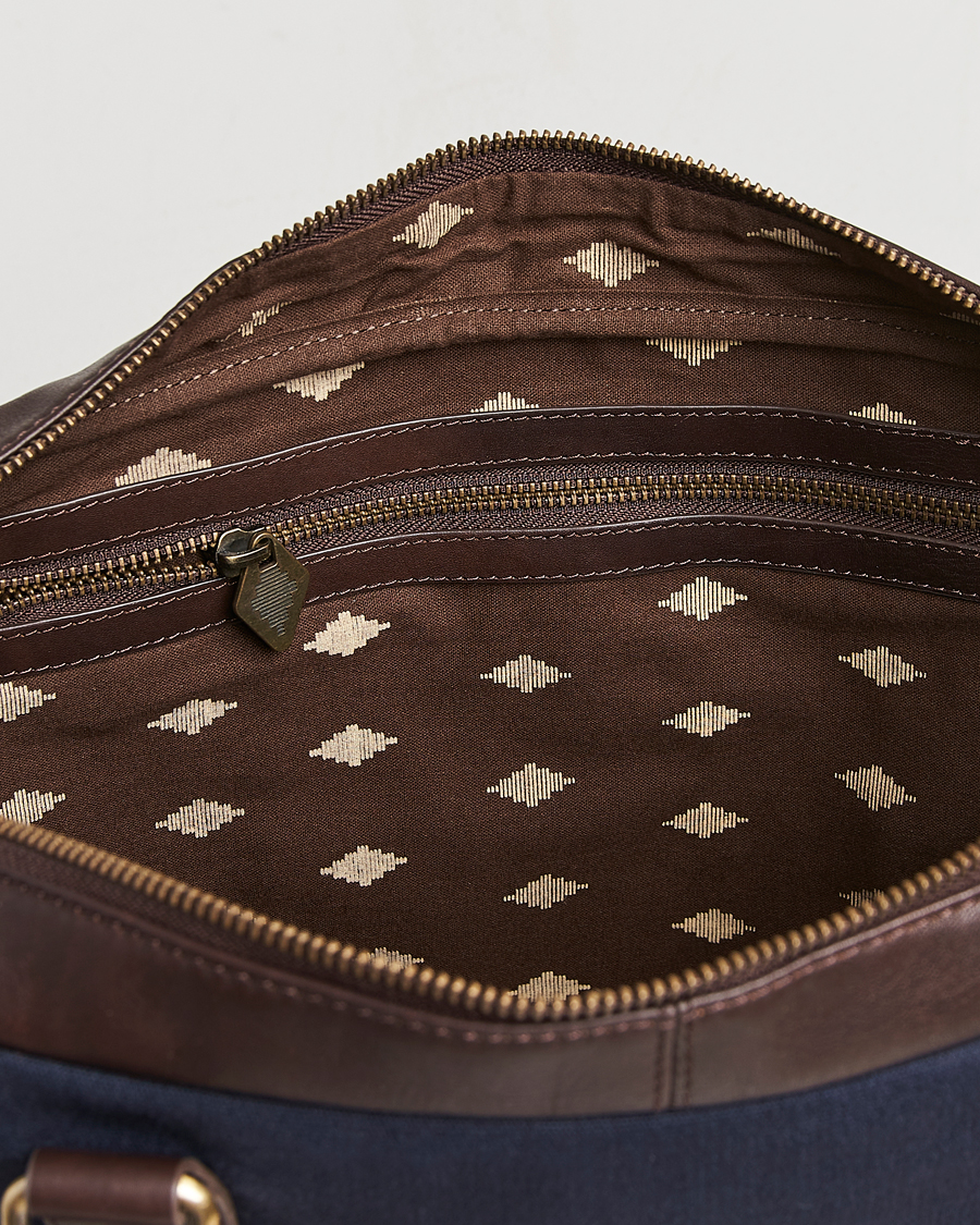 Hombres | Pampeano Mensajero Canvas Briefcase Navy | Pampeano | Mensajero Canvas Briefcase Navy