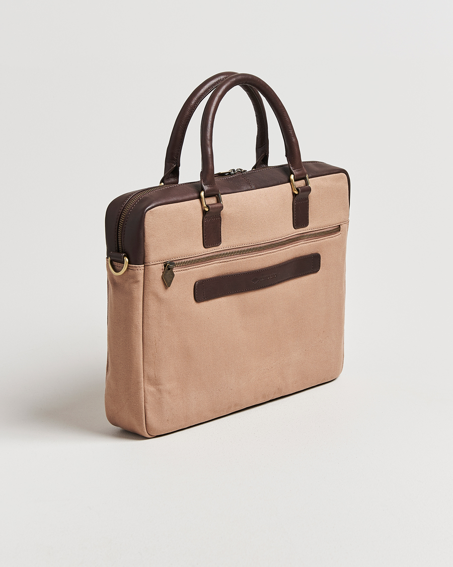 Hombres | Bolsos | Pampeano | Mensajero Canvas Briefcase Sand