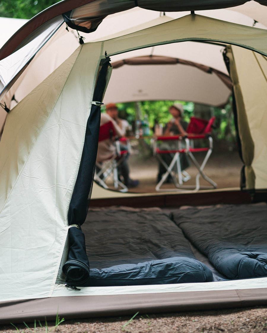 Hombres | Outdoor living | Snow Peak | Land Nest Dome Medium Tent & Tarp Set Brown