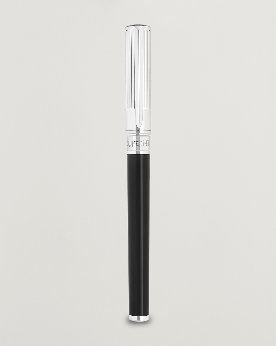Hombres | Bolígrafos | S.T. Dupont | D-Initial Fountain Pen Duo Black/Chrome