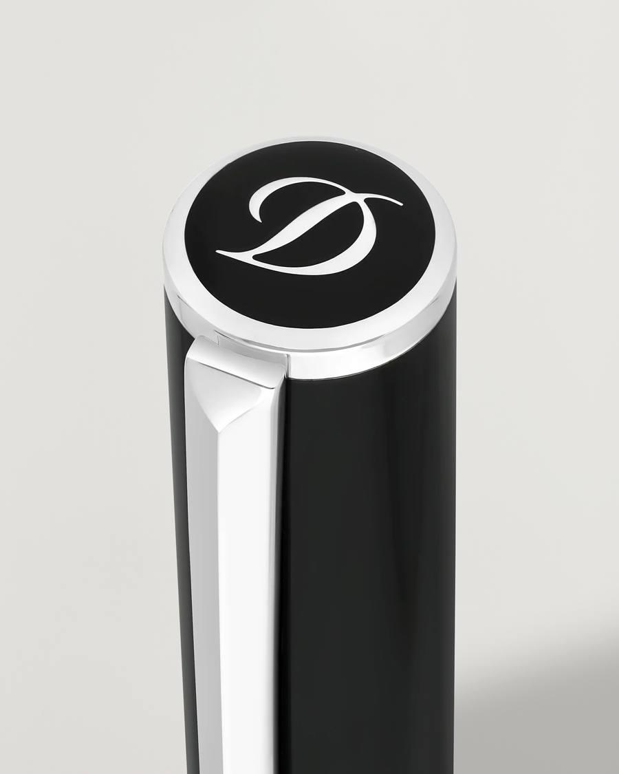 Hombres | Bolígrafos | S.T. Dupont | D-Initial Rollerball Pen Black/Chrome