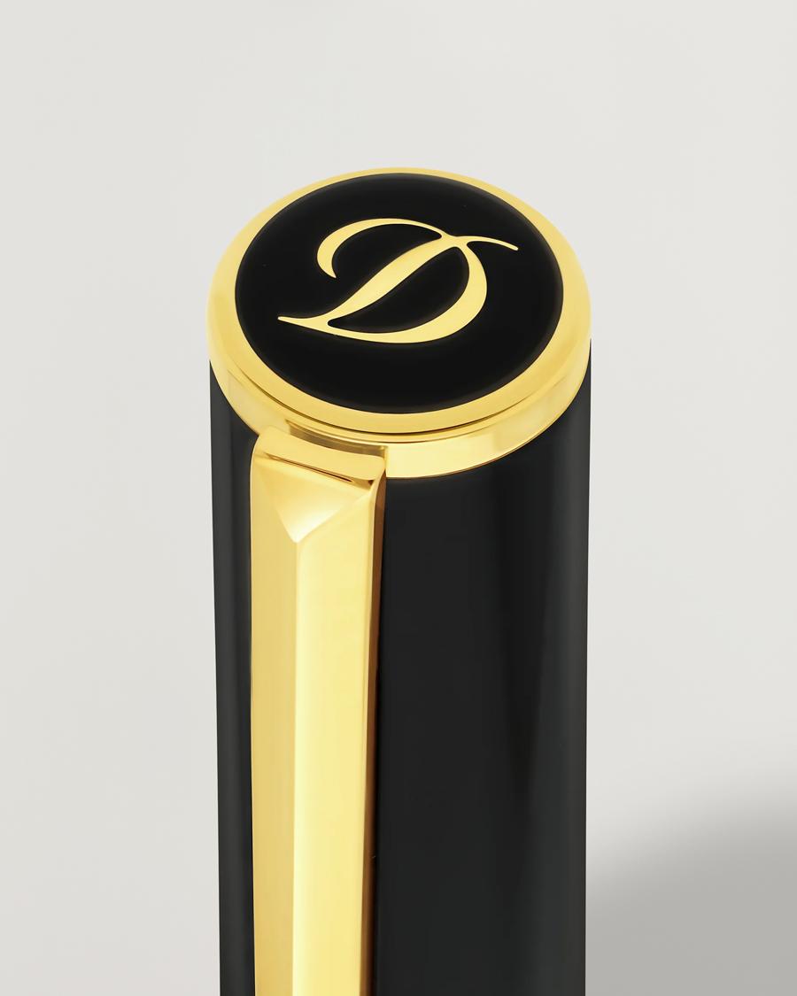 Hombres | Bolígrafos | S.T. Dupont | D-Initial Rollerball Pen Black/Golden