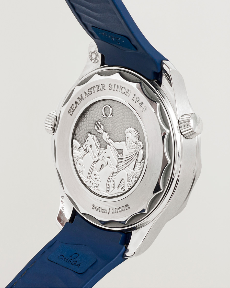 Hombres | Pre-Owned & Vintage Watches | Omega Pre-Owned | Summer Blue Seamaster Diver 300m 75th