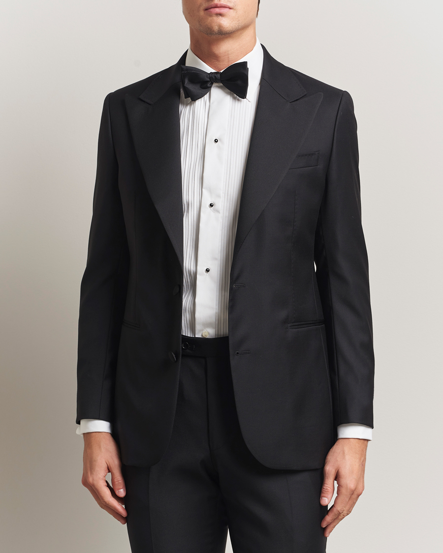 Hombres | Blazers | Morris | Loro Piana Tuxedo Jacket Black
