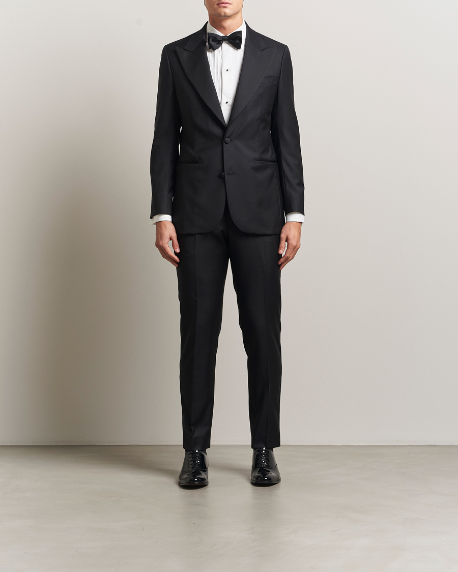 Hombres | Pantalones | Morris | Loro Piana Tuxedo Trousers Black