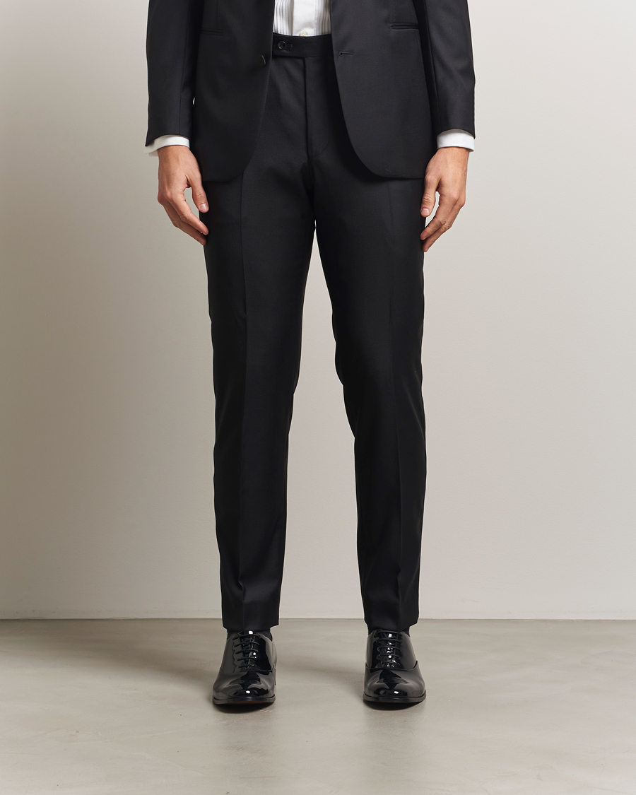 Hombres | Pantalones | Morris | Loro Piana Tuxedo Trousers Black
