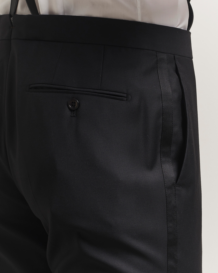 Hombres | Pantalones | Morris | Loro Piana Tuxedo Trousers Black