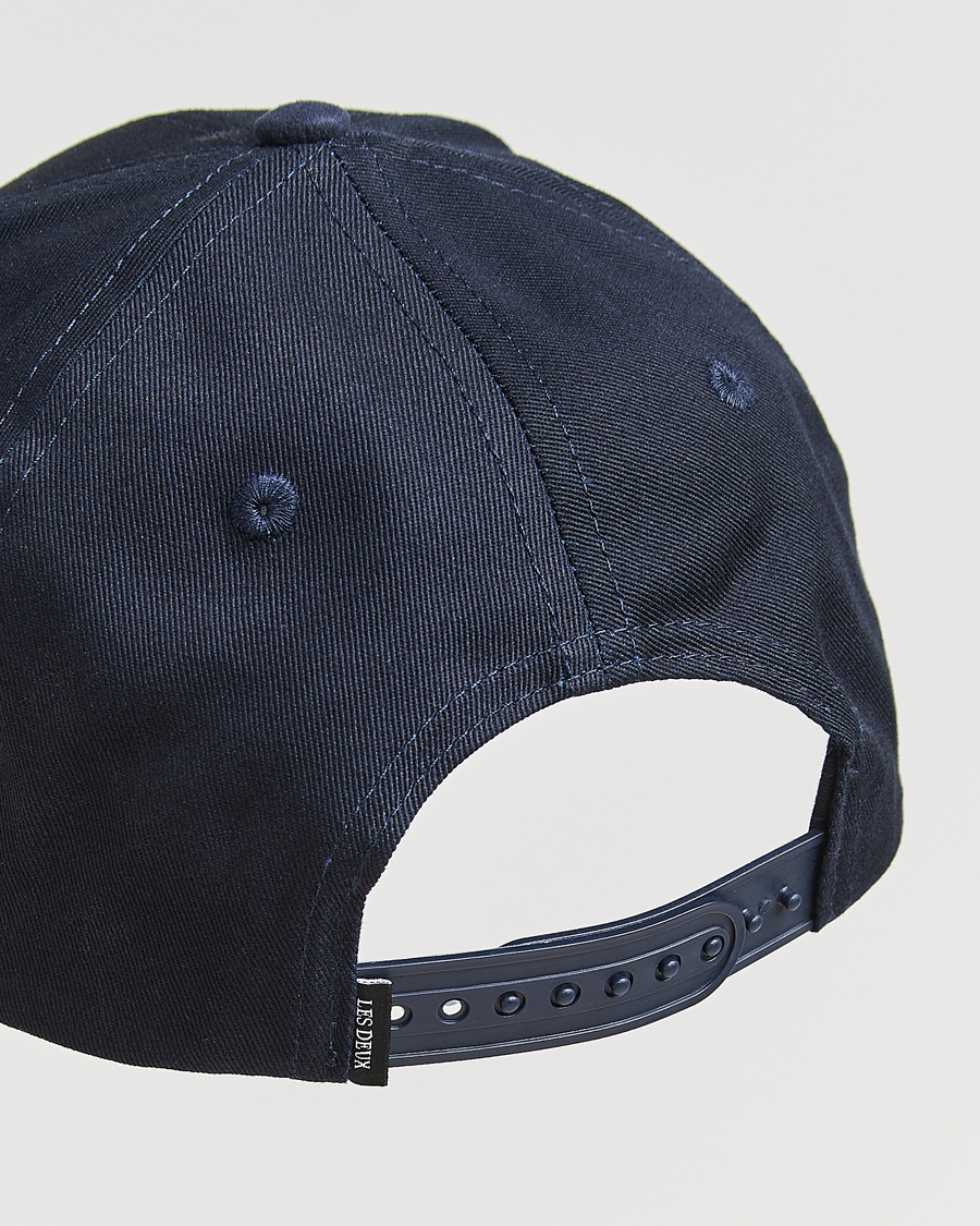 Hombres | Sombreros y gorras | LES DEUX | Baseball Cap Suede II Dark Navy Blue