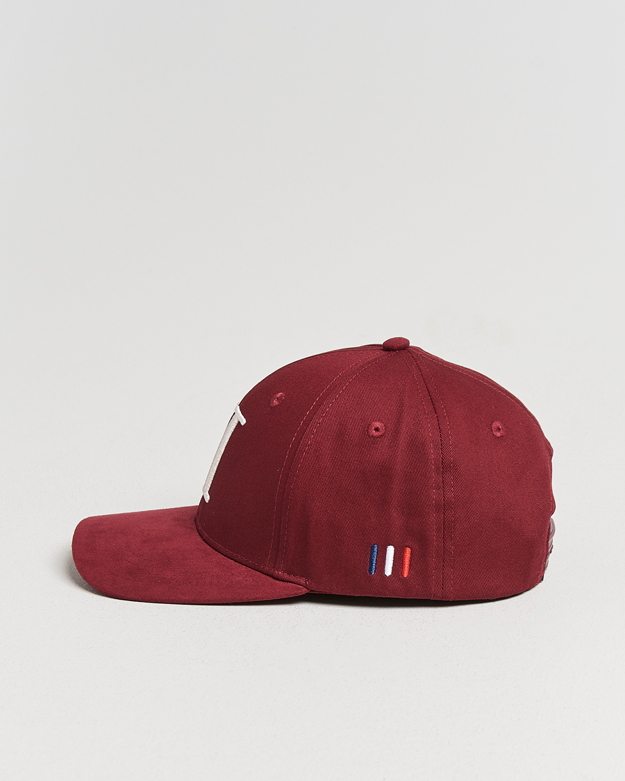 Hombres | Sombreros y gorras | LES DEUX | Baseball Cap Suede II Port Royal Red