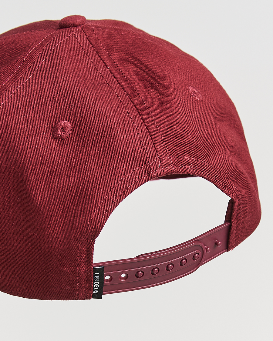 Hombres | Sombreros y gorras | LES DEUX | Baseball Cap Suede II Port Royal Red