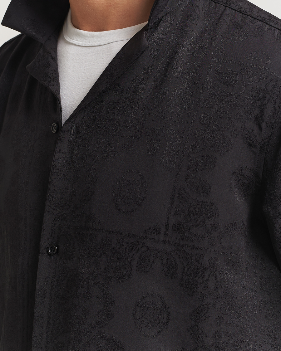 Hombres | Camisas | LES DEUX | Jasper Jaquard Shirt Black