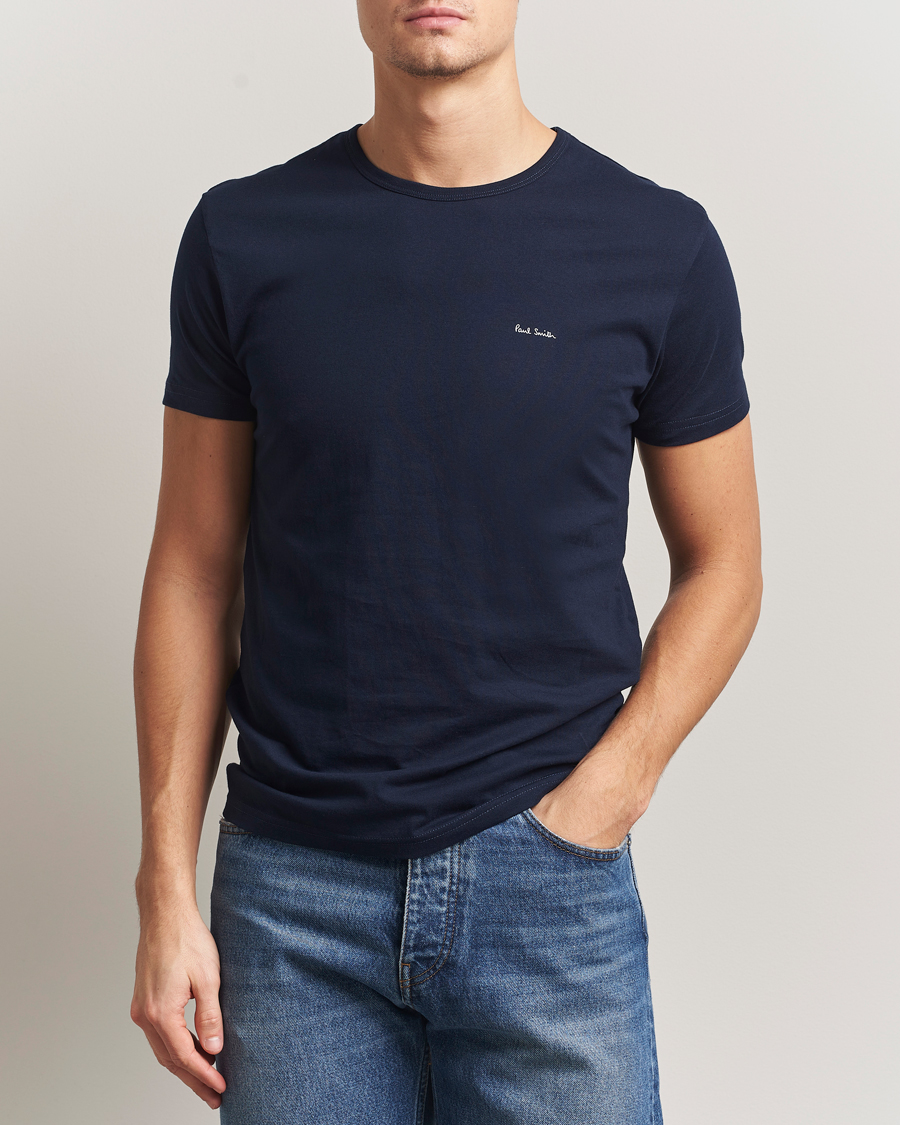 Hombres | Camisetas | Paul Smith | 3-Pack Crew Neck T-Shirt White/Black/Light Blue