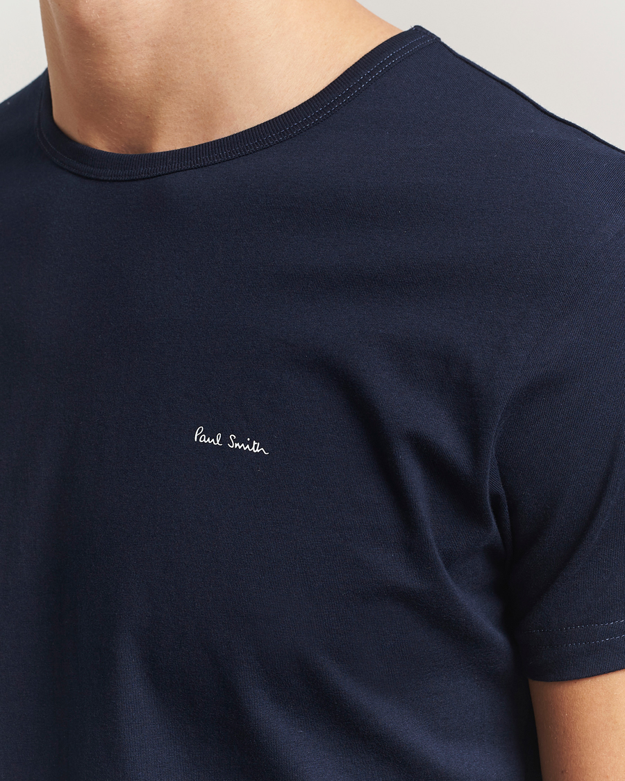 Hombres | Camisetas | Paul Smith | 3-Pack Crew Neck T-Shirt White/Black/Light Blue