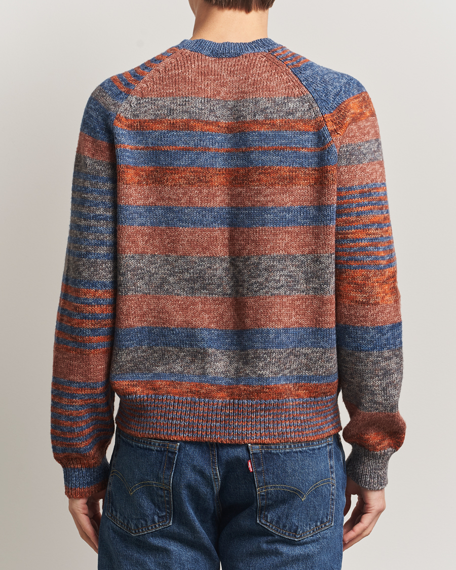 Hombres | Jerséis y prendas de punto | PS Paul Smith | Wool Knitted Striped Sweater Red Multi