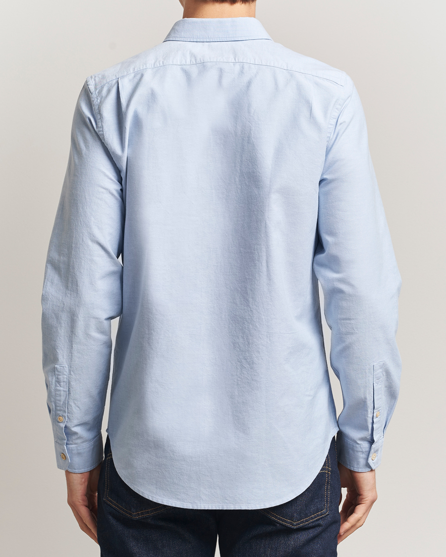 Hombres | Camisas | PS Paul Smith | Tailored Fit Embroidered Oxford Shirt Light Blue