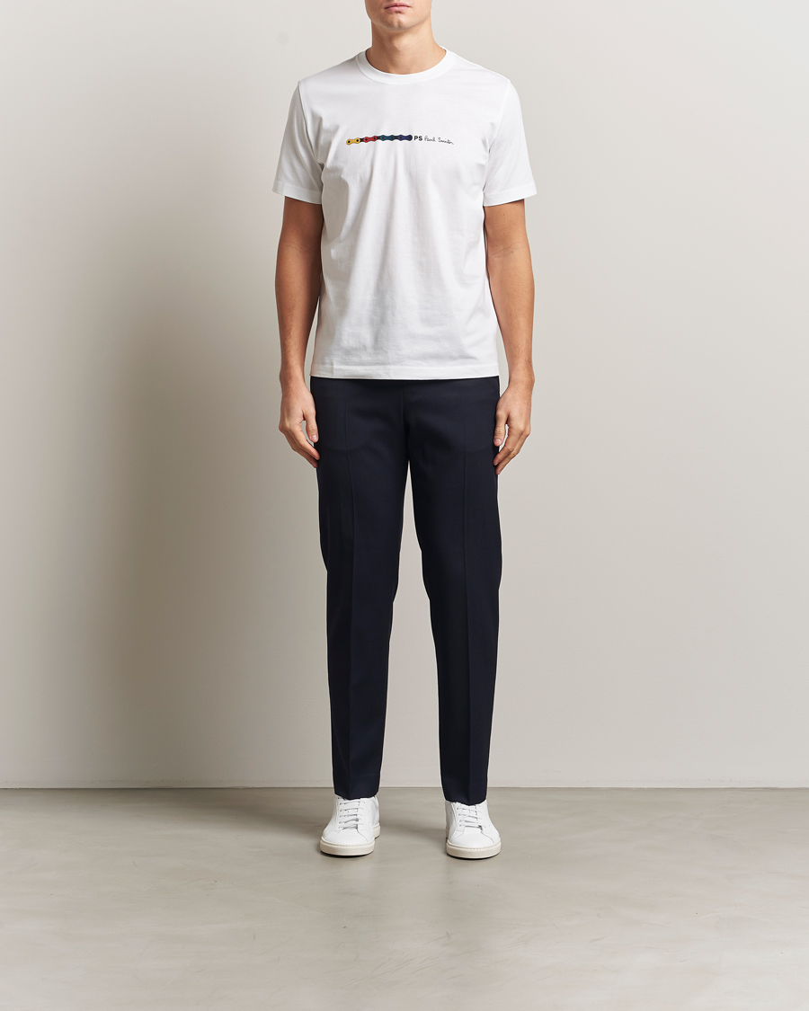 Hombres | Camisetas | PS Paul Smith | Chain Printed T-Shirt White