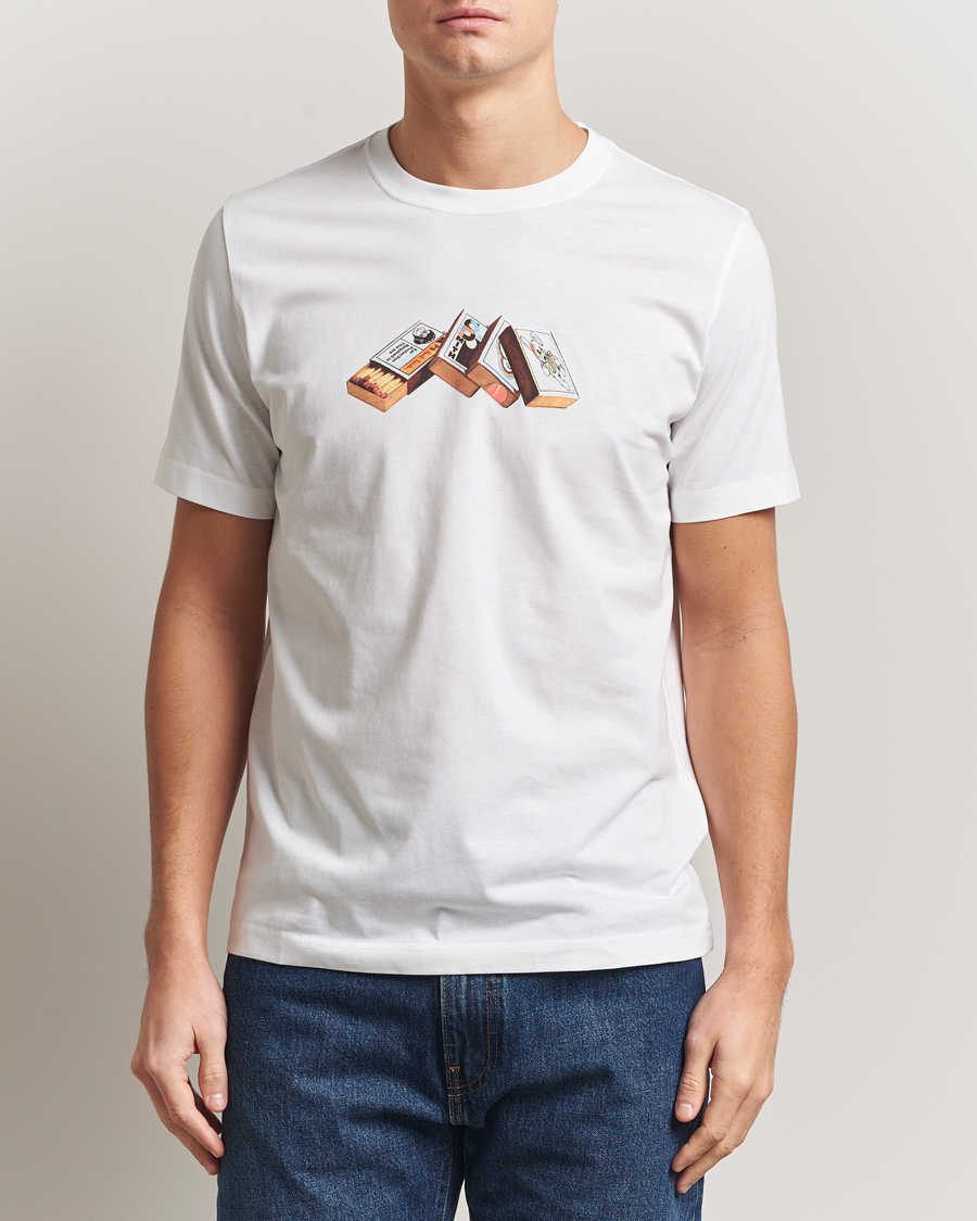 Hombres | Camisetas | PS Paul Smith | Matchboxes Printed T-Shirt White