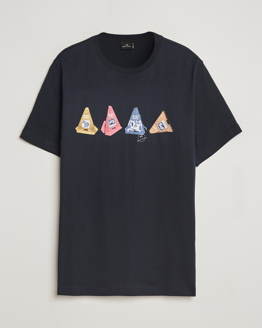 Hombres | Camisetas | PS Paul Smith | Cones Printed T-Shirt Navy