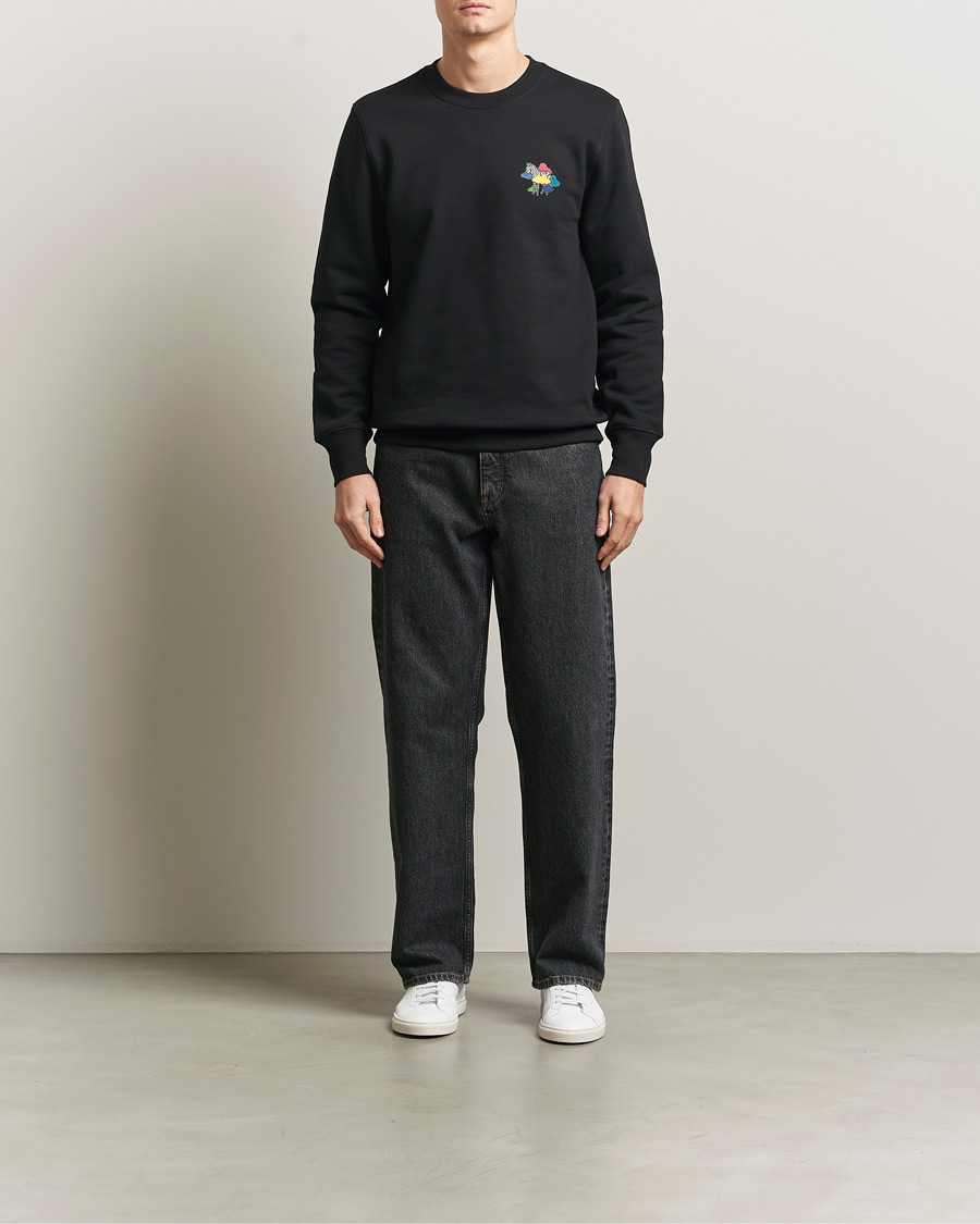 Hombres | Jerséis y prendas de punto | PS Paul Smith | Cloud Zebra Printed Sweatshirt Black