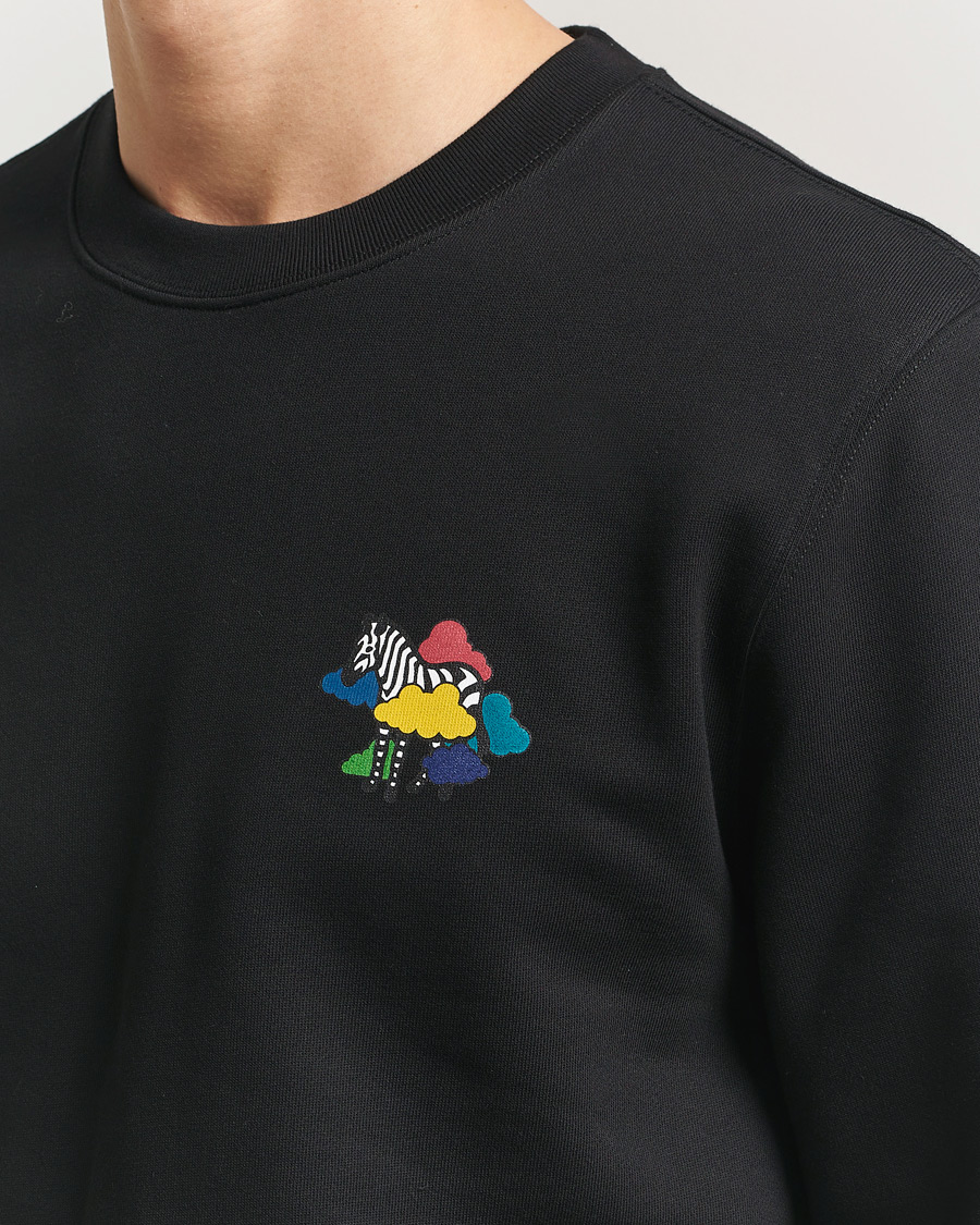 Hombres | Jerséis y prendas de punto | PS Paul Smith | Cloud Zebra Printed Sweatshirt Black