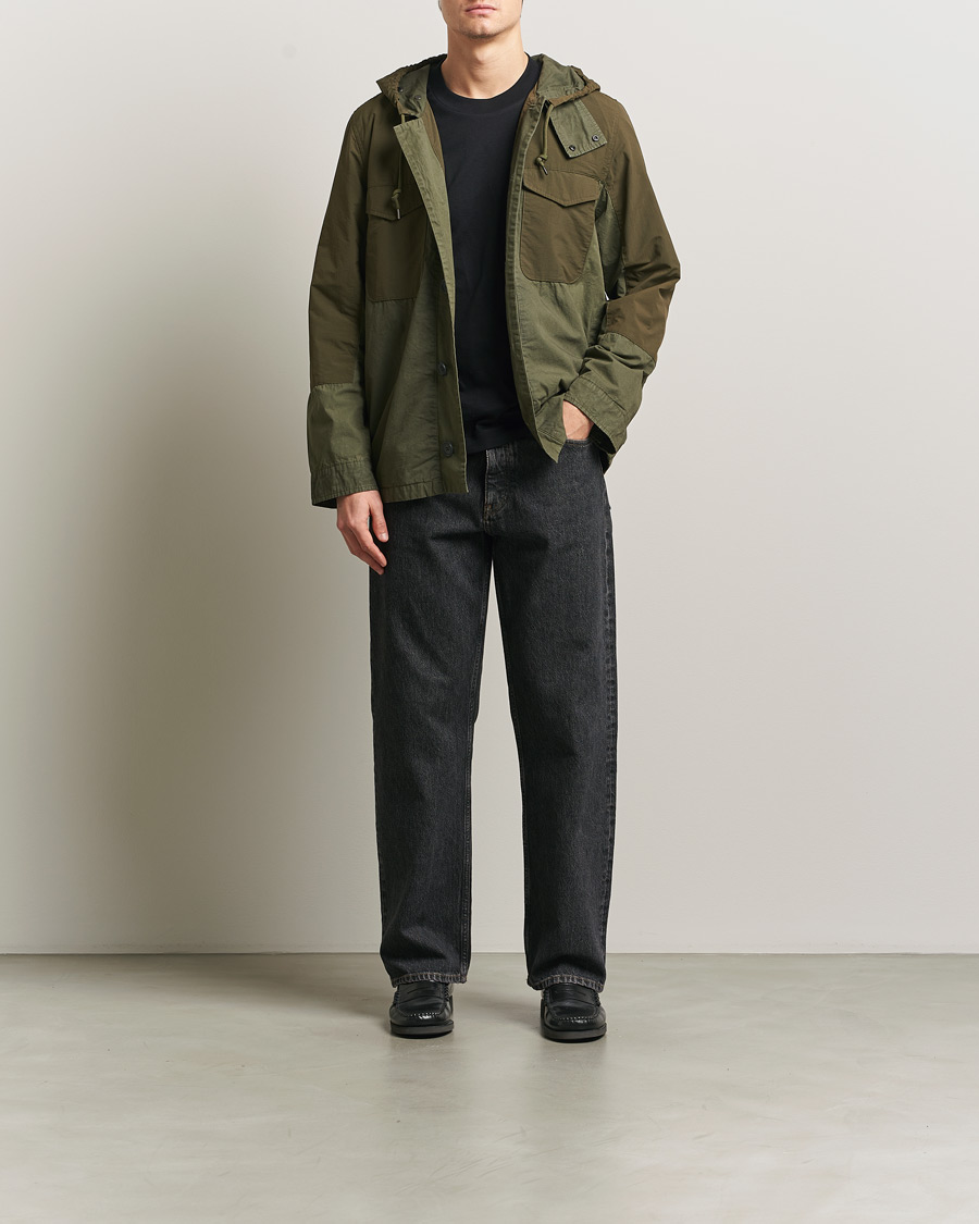 Hombres | Abrigos y chaquetas | PS Paul Smith | Cotton Ripstop Hooded Jacket Dark Green