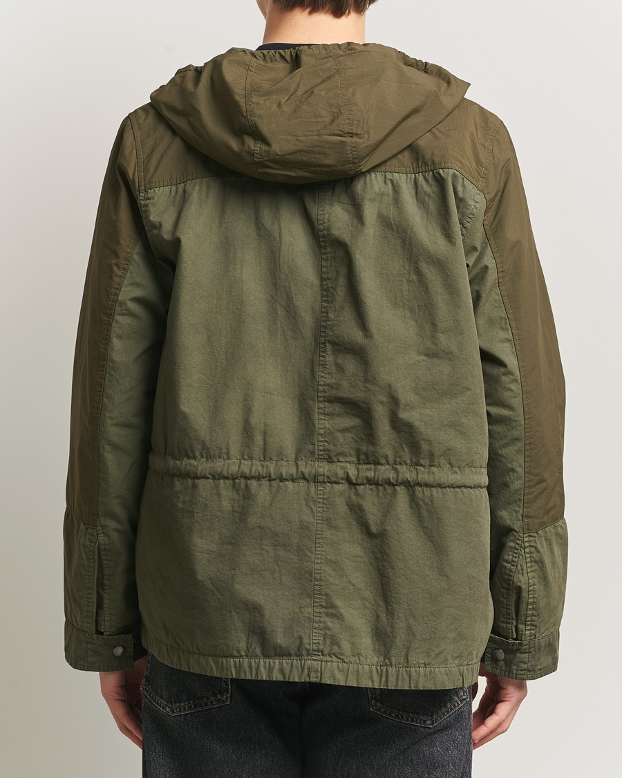 Hombres | Abrigos y chaquetas | PS Paul Smith | Cotton Ripstop Hooded Jacket Dark Green