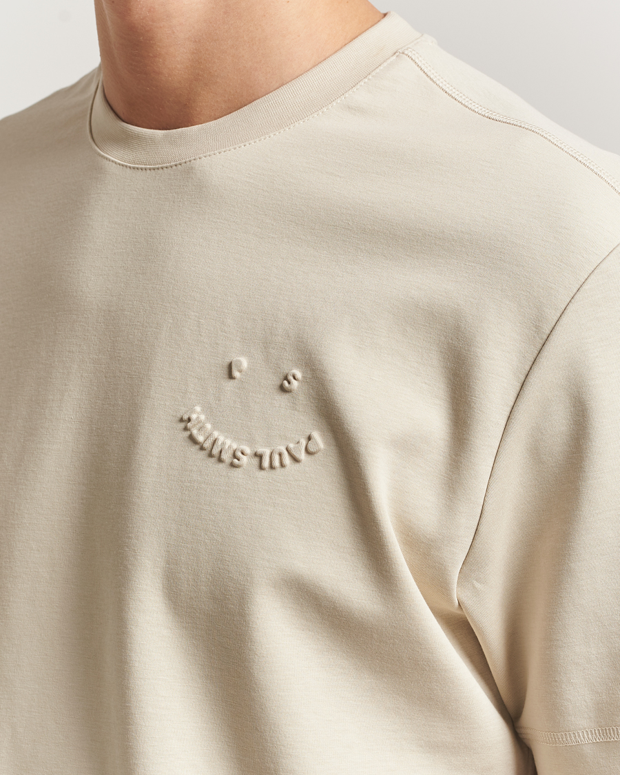 Hombres | Camisetas | PS Paul Smith | Casual Fit Happy T-Shirt Ecru