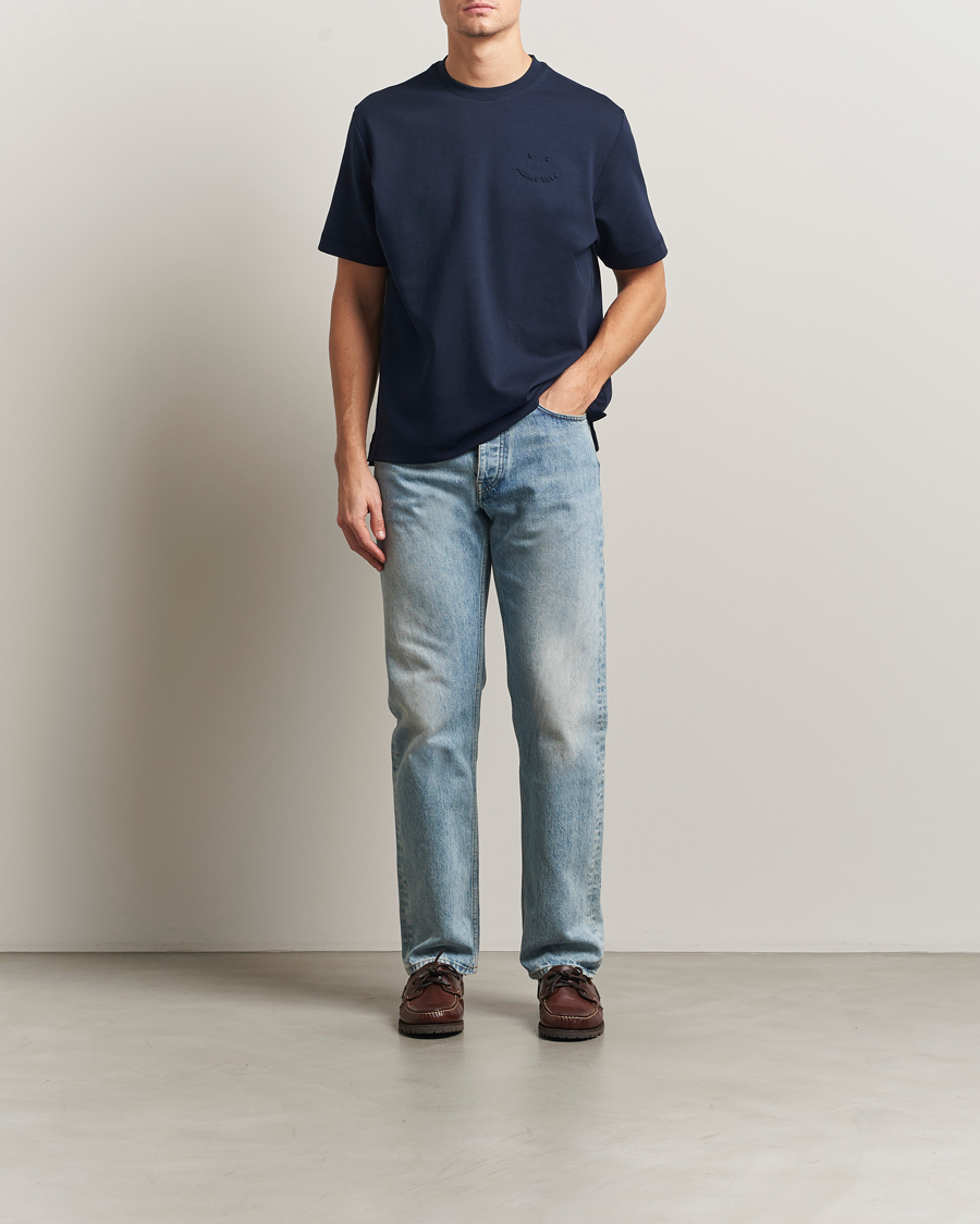 Hombres | Camisetas | PS Paul Smith | Casual Fit Happy T-Shirt Navy
