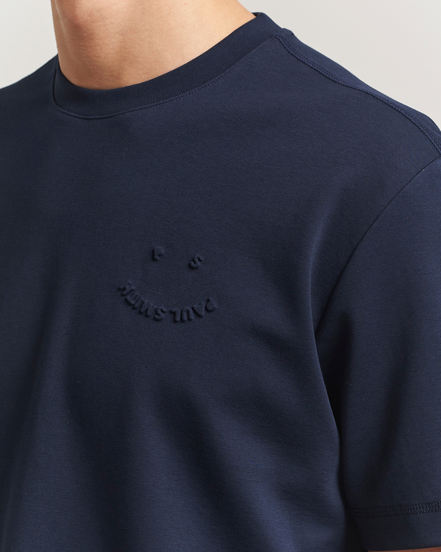 Hombres | Camisetas | PS Paul Smith | Casual Fit Happy T-Shirt Navy