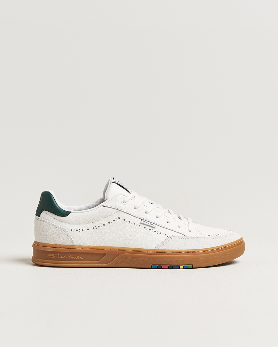 Hombres | Zapatillas | PS Paul Smith | Hillstar Leather/Suede Sneaker White