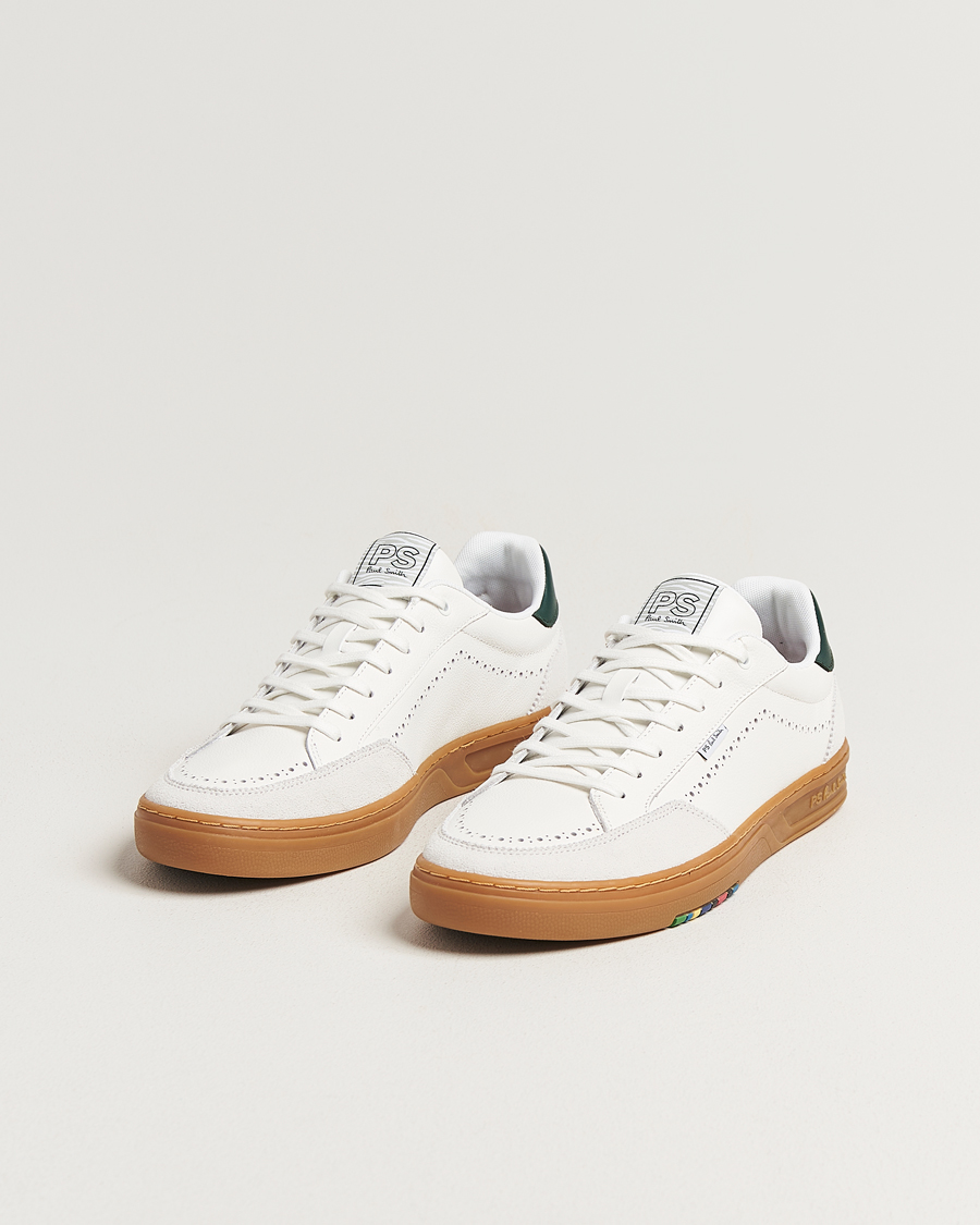 Hombres | Zapatillas | PS Paul Smith | Hillstar Leather/Suede Sneaker White