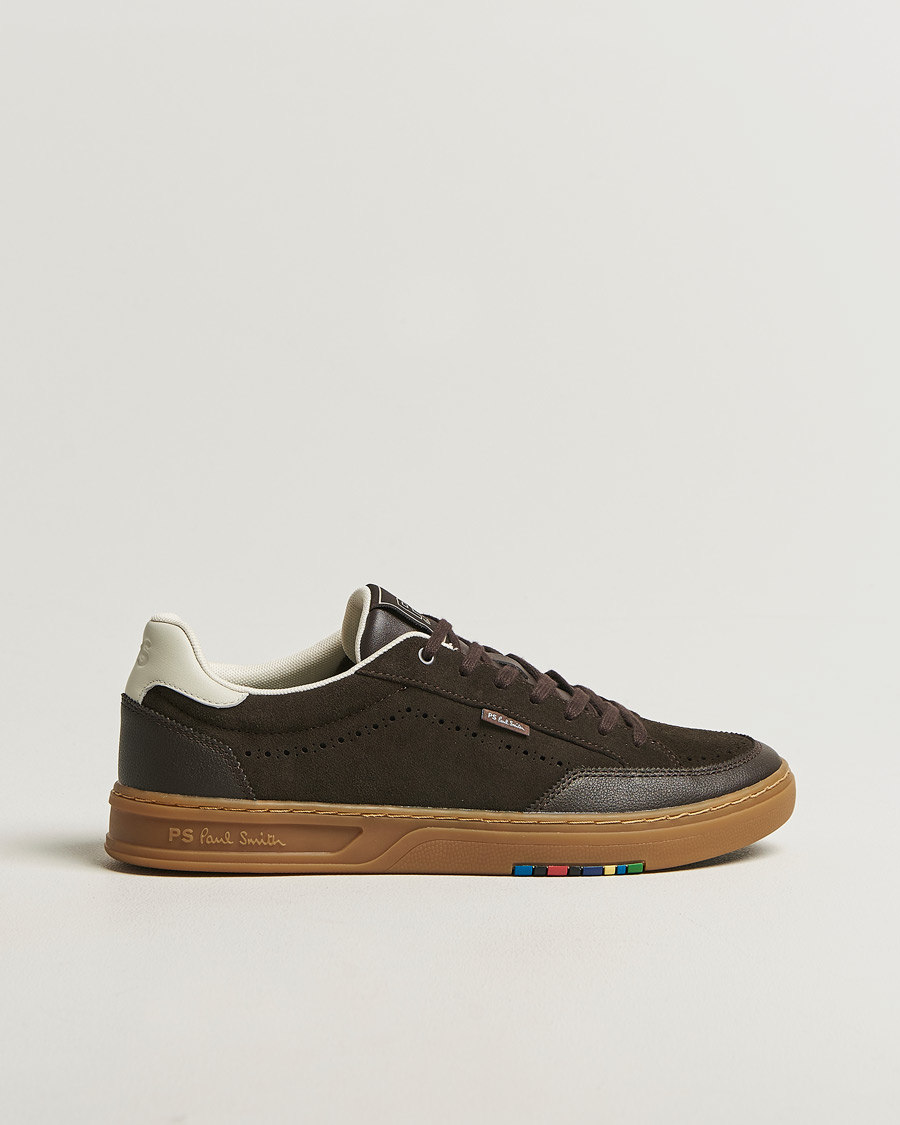 Hombres | Zapatillas | PS Paul Smith | Hillstar Suede/Leather Sneaker Dark Brown