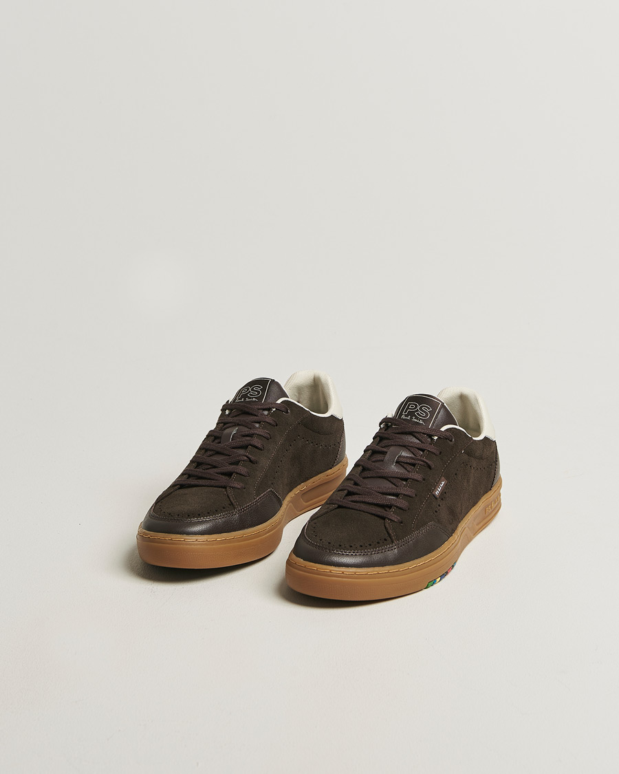Hombres | Zapatillas | PS Paul Smith | Hillstar Suede/Leather Sneaker Dark Brown