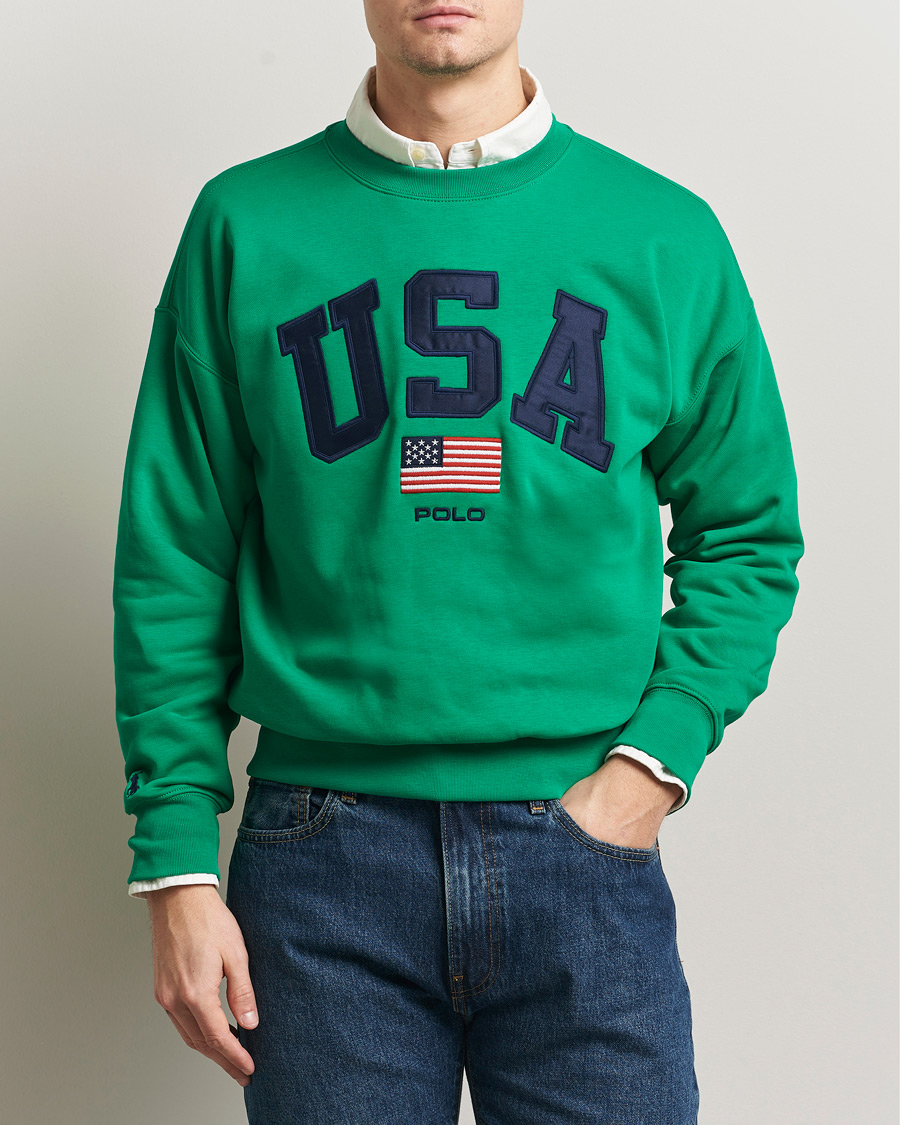 Hombres | Jerséis y prendas de punto | Polo Ralph Lauren | USA Sweatshirt Billiard Green