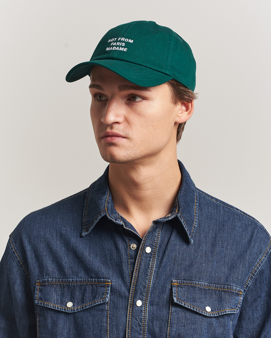 Hombres | Sombreros y gorras | Drôle de Monsieur | Drôle de MonsieurSlogan BaseballDark Green