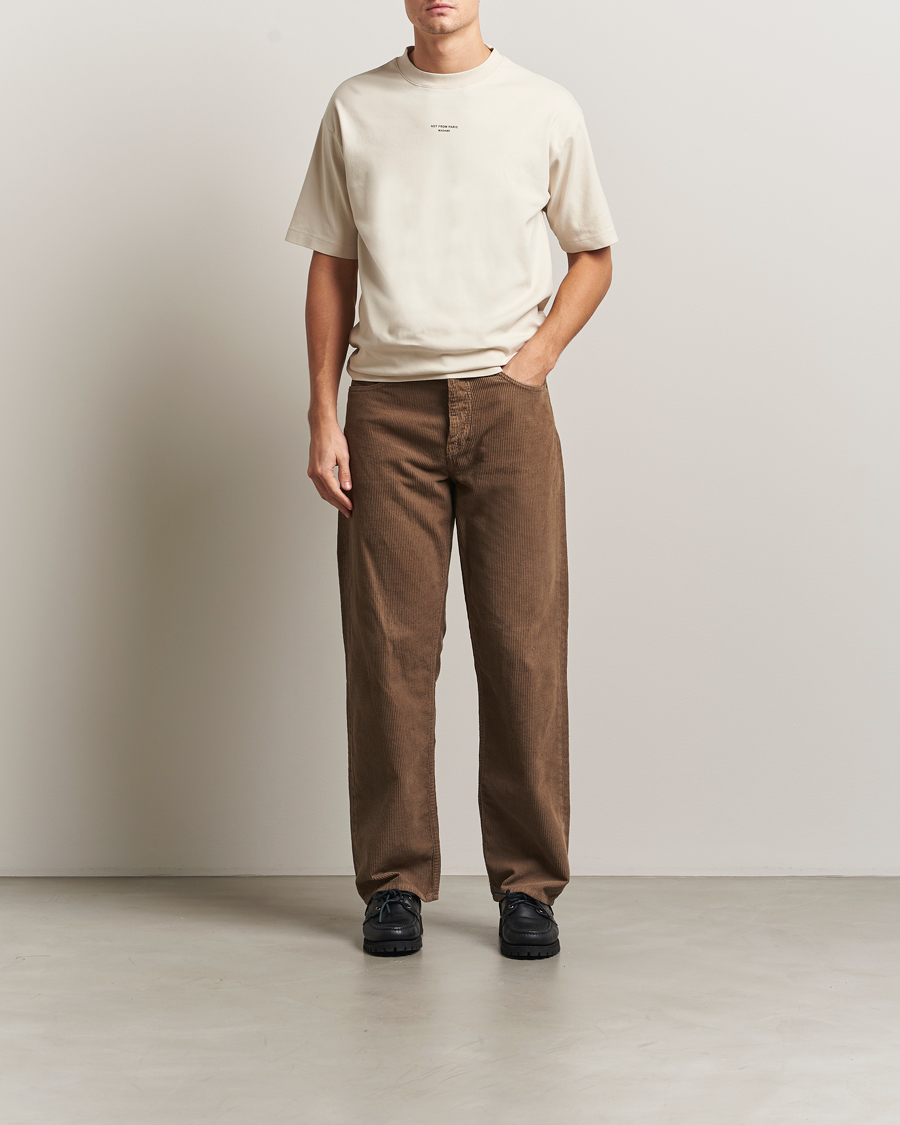 Hombres | Camisetas | Drôle de Monsieur | Classic Slogan T-Shirt Mastic