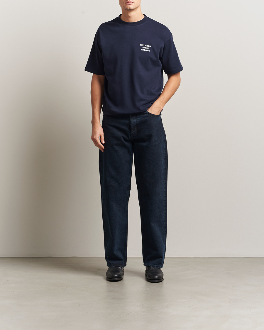 Hombres | Camisetas | Drôle de Monsieur | Slogan T-Shirt Navy