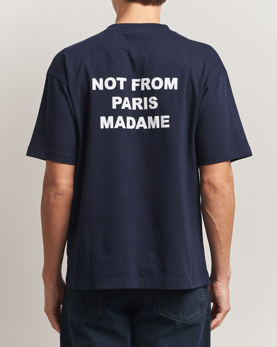 Hombres | Camisetas | Drôle de Monsieur | Slogan T-Shirt Navy