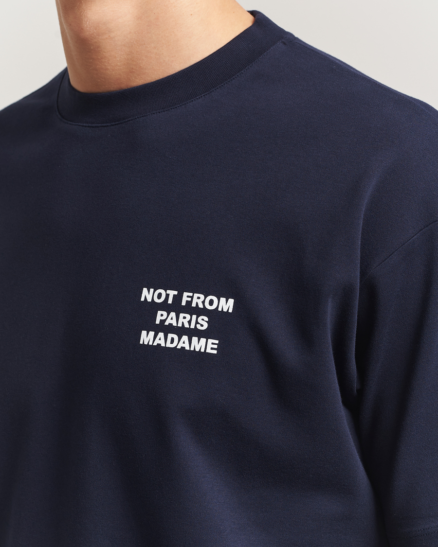 Hombres | Camisetas | Drôle de Monsieur | Slogan T-Shirt Navy