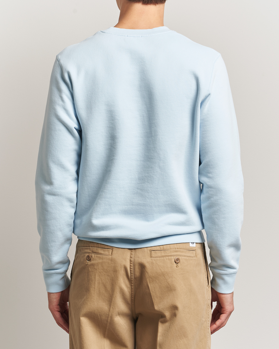 Hombres | Jerséis y prendas de punto | Sunspel | Loopback Sweatshirt Frost Blue