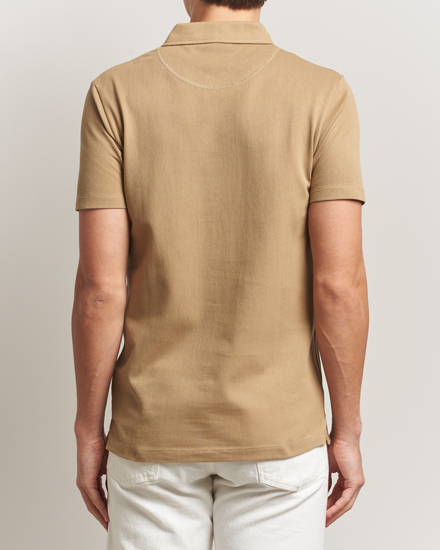 Hombres | Polos | Sunspel | Riviera Polo Shirt Tan