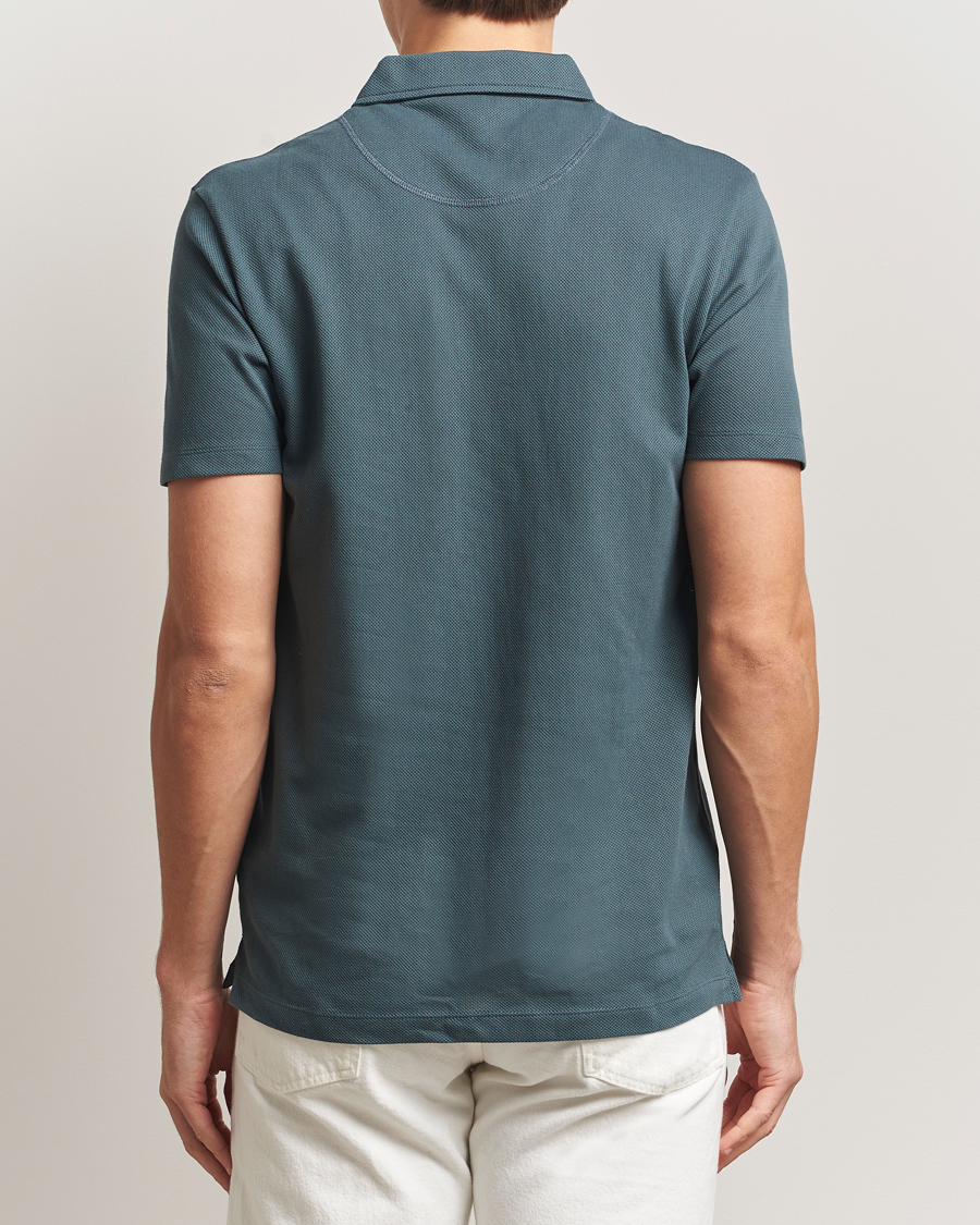 Hombres | Polos | Sunspel | Riviera Polo Shirt Dark Petrol