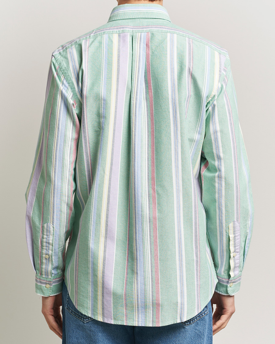 Hombres | Camisas | Polo Ralph Lauren | Custom Fit Oxford Checked Shirt Green/Purple